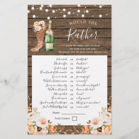 ブーツ素朴&バブリーは彼女はむしろゲームをする (正面)