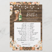 ブーツ素朴&バブリーは彼女はむしろゲームをする (正面/裏面)