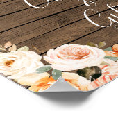 ブーツ素朴&バブリーブライダルシャワーカード&ギフト ポスター (角)