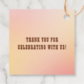 ブーツ アンド バブルリー カウボーイブーツ プレティー ブライズシャワー フェイバータグ (裏面)