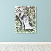 ブーツ キャンバスプリント (インサイチュ (ウッドフロア))