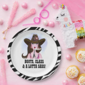 「ブーツ、クラス、ロタのサッサ！」 ペーパープレート (パーティー)