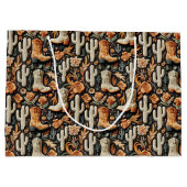 ブーツ&サボテン ラージペーパーバッグ (裏面)