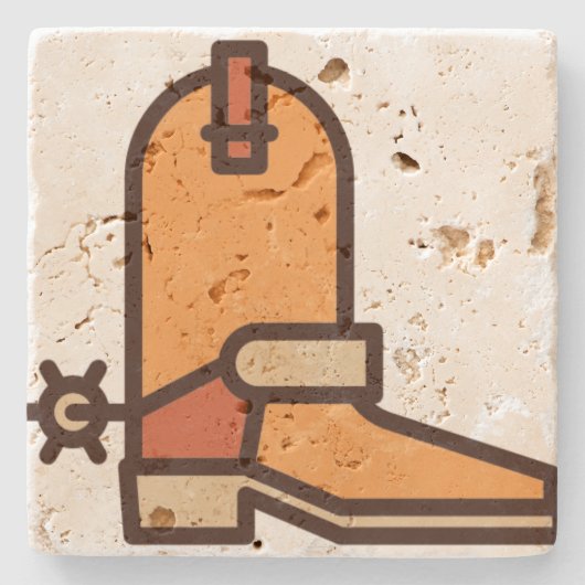 ブーツ ストーンコースター (正面)