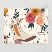 ブーツ&バブリーウェスタンブライダルシャワーレシピカード (裏面)