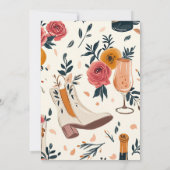 ブーツ&バブリーウェスタンブライダルシャワー 招待状 (裏面)