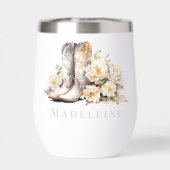 ブーツ&バブリーエレガントフローラブライダルブライドメイド (背面)