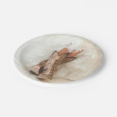 ブーツ&バブリーテキサス州花嫁インブーツブライダルシャワー ペーパープレート (アングル)