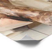 ブーツ&バブリーテキサス州花嫁インブーツブライダルシャワー ポスター (角)