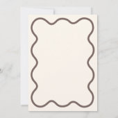 ブーツ&バブリーブライダルシャワーハンド図解入りの、写真付きの 招待状 (裏面)