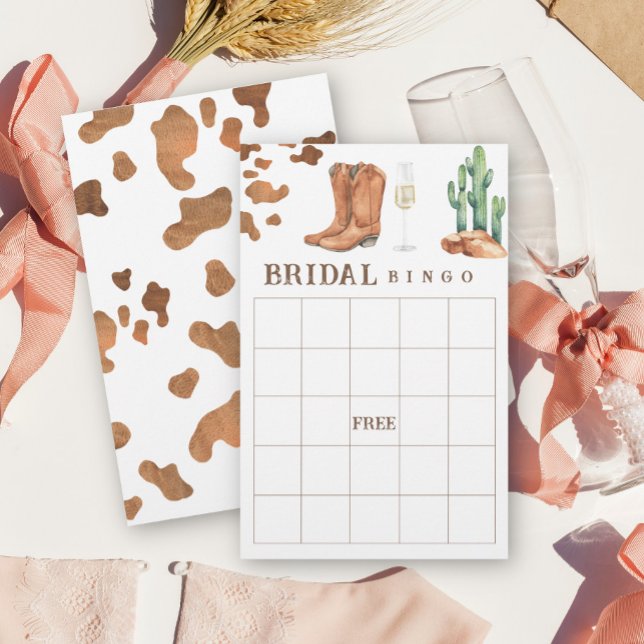 ブーツ&バブリーブライダルシャワービンゴゲーム (クリエイターアップロード済み)