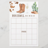 ブーツ&バブリーブライダルシャワービンゴゲーム (正面)