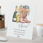 ブーツ&バブリーMIMOSAバー標識 台座サイン (インサイチュ)