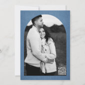 ブーツ&バブルカントリーウエスタンブーツブライダルシャワー 招待状 (裏面)