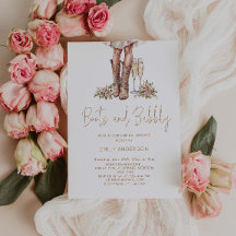 ブーツ&バブルカントリーブライダルシャワー