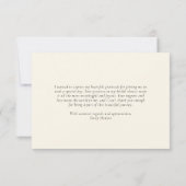 ブーツ＆バブルリー ウェスタン ブライダルシャワー サンキューカード (裏面)