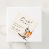 ブーツ＆バブルリー ウェスタン ブライダルシャワー フェイバータグ (インサイチュ)