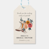 ブーツ＆バブルリー ウェスタン ブライダル シャワー ギフトタグ (正面)