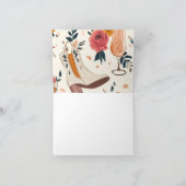 ブーツ＆バブルリー ウェスタン ブライダル シャワー サンキューカード (内部)