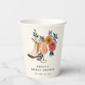 ブーツ & バブルリー ウェスタン ブライダル シャワー 紙コップ (裏面)