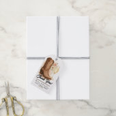 ブーツ & バブルリー カントリーウェスタンブート ブライズシャワー ギフトタグ (より糸付き)