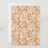 ブーツ バブルリー ラスティック ウエスタン カントリー ブライダル シャワー サンキューカード (裏面)