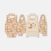 ブーツ バブルリー ラスティック ウエスタン カントリー ブライダル シャワー フェイバーボックス (折り畳みなし)