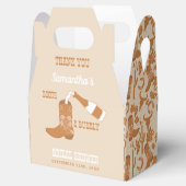 ブーツ バブルリー ラスティック ウエスタン カントリー ブライダル シャワー フェイバーボックス (オープン)