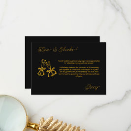 ブーツ＆バブル ブライズシャワー サンキューカード