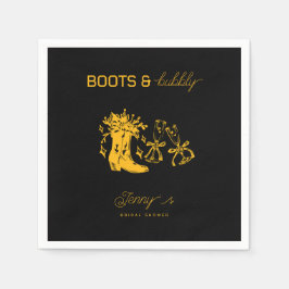ブーツ＆バブル ブライズシャワー スタンダードカクテルナプキン