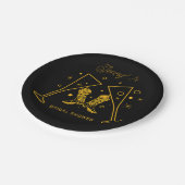 ブーツ＆バブル ブライズシャワー ペーパープレート (アングル)