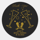 ブーツ＆バブル ブライズシャワー ラウンドシール (正面)