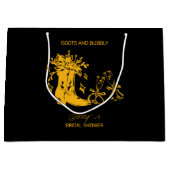 ブーツ＆バブル ブライズシャワー ラージペーパーバッグ (正面)