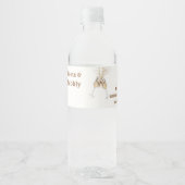 ブーツ&バブル ボホ ウェスタン ブライダルシャワー パーティー ペットボトルラベル (正面)