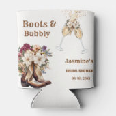 ブーツ＆バブル ボホ ウェスタン ブライダルシャワー パーティー 缶クーラー (裏面)