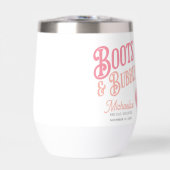 ブーツ&バブーブリーウェスタン女性のカーボーイピンクブライダルシャワー (正面)