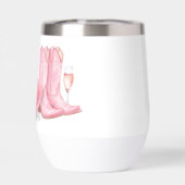 ブーツ&バブーブリーウェスタン女性のカーボーイピンクブライダルシャワー (背面)