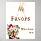 ブーツ&バブーブリーボホウェスタンブライダルシャワーの好意 ポスター (正面)