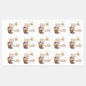 ブーツ&バブーブリーボホーウェスタンブライダルシャワーパーティー ラベル (シート)