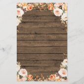 ブーツ&バ素朴ブリーブライダルシャワーグルームセージゲーム (裏面)