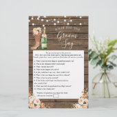 ブーツ&バ素朴ブリーブライダルシャワーグルームセージゲーム (スタンド正面)