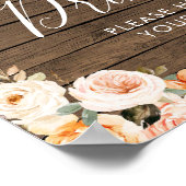 ブーツ&バ素朴ブリーブライダルシャワードリンク看板 ポスター (角)