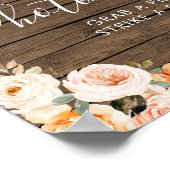 ブーツ&バ素朴ブリーブライダルシャワーフォトブース ポスター (角)