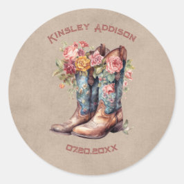 ブーツ ブランチ & バブル ブライズシャワー ラウンドシール