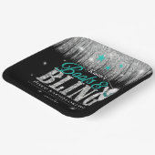 ブーツ＆ブリング ディスコ バチェロレッテ ティール ID925 ペーパープレート (傾斜あり)