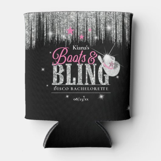 「ブーツ & ブリング ディスコ バチェロレッテ ID925」 缶クーラー (正面)