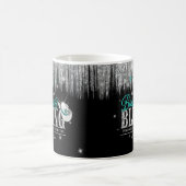 ブーツ & ブリング ディスコ ブライズメイド パーティー ティール ID925 コーヒーマグカップ (中央)