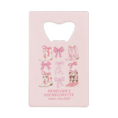 ブーツ&ボーズピンクガーリーバチェロレッテ特典 クレジットカード栓抜き (正面)