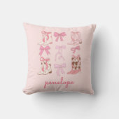 ブーツ&ボーズピンク女性のカーボーイコケット装飾用クッション クッション (正面)