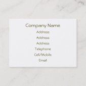 ブーツ 名刺 (裏面)